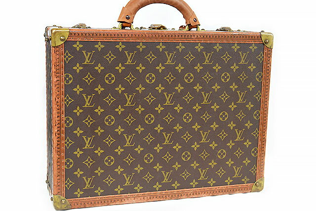 ルイ・ヴィトン スーツケース・キャリーケース メンズ ルイヴィトン　LOUIS VUITTON　トランク　コトヴィル45　M21423　モノグラム　トランクケース　本物　ヴィンテージ　45cm　ブラウン　G金具