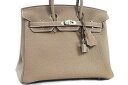 エルメス HERMES バーキン25 エトゥープ エトープ トゴ S金具 シルバー金具 W刻印 2024年製造 本物 新品 未使用 ハンドバッグ トートバッ...