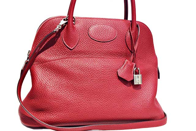 Rakuten - エルメス　HERMES　ボリード31　ルージュガランズ　Rouge garance　S金具　シルバー金具　X刻印　2016年製造　トリヨンクレマンス　本物　未使用　展示品　31cm 　ボリード　ハンドバッグ　ショルダーバッグ　ボリード　赤系