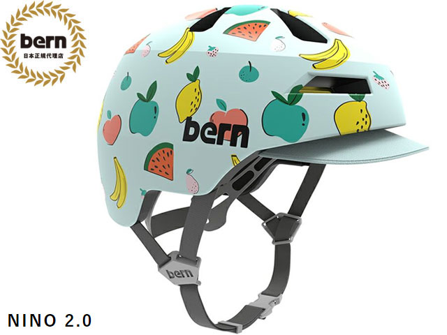 国内正規品 バーン bern NINO 2.0 ニノ ニーノ 2.0 MATTE FUN FRUITS マット ファンフルーツ 自転車 スケートボード BMX ...