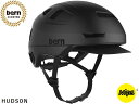 国内正規品 バーン bern HUDSON MIPS ハドソン MATTE BLACK マットブラック 黒×白 自転車 スケートボード スノーボード BMX ピスト ヘルメット BEBM16Z 多方向衝撃保護システム その1