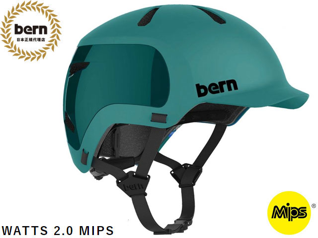 国内正規品 バーン bern WATTS 2.0 MIPS ワッツ 2.0 MATTE PALM TONAL マット パルム トナル 自転車 スケートボード ス...