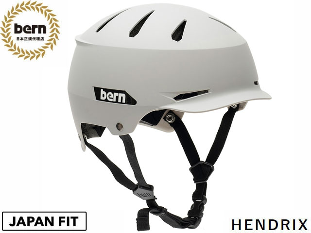国内正規品 バーン bern HENDRIX ヘンドリックス MATTE GREY マットグレー 自転車 スケートボード スノーボード BMX ピスト ヘルメッ...