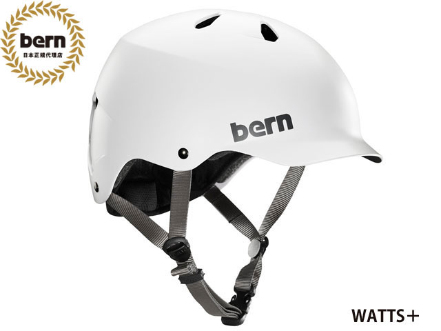 国内正規品 バーン bern ワッツ プラス ウィンター WATTS + WINTER MATTE WHITE マットホワイト 白 自転車 スケートボード スノ...