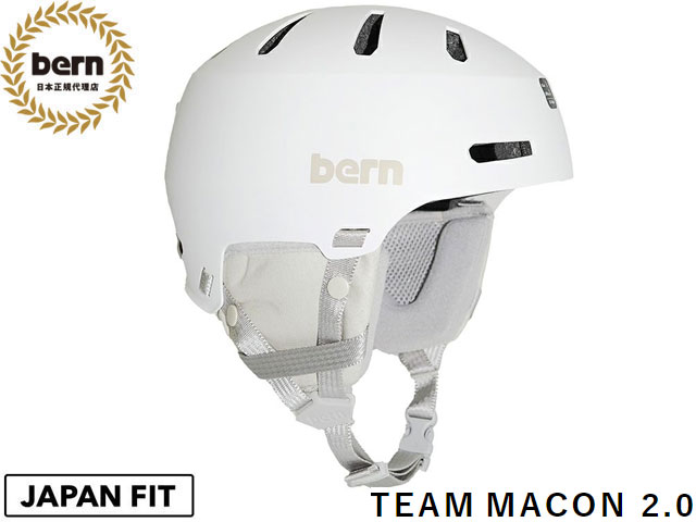  С bern ᡼ ᥤ 2.0 󥿡 TEAM MACON 2.0 WINTER MATTE WHITE ޥåȥۥ磻  ž ȥܡ Ρܡ 㻳 BMX ԥ إå BESM28T MACON2.0