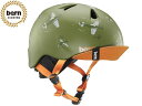 国内正規品 バーン bern NINO ニノ ニーノ MATTE GREEN DOGFIGHT マットグリーン ドッグファイト VISOR 紺 緑 自転車 スケートボード BMX ピスト ヘルメット キッズ 子供 スノーボード