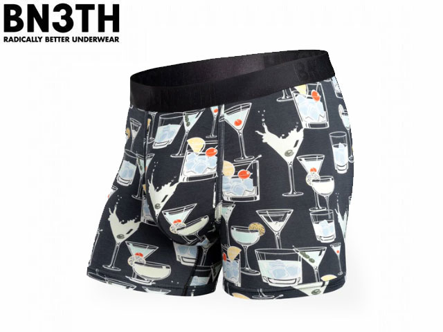 国内正規品 BN3TH ベニス CLASSIC TRUNK PRINT COCKTAILS-BLACK クラシック トランクス プリント カク..