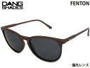 Ki DANG SHADES TOX FENTON tFg Matt Dark Wood x Black Smoke Polarized ΌY _VFCfB[Y gCTOX Y fB[X jZbNX Xm[ XP[g ] AEghA