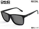 国内正規品 DANG SHADES サングラス RECOIL リコイル Black Soft x Black Smoke Polarized 偏光レンズ ダンシェイディーズ トイサングラス メンズ レディース ユニセックス スノー スケート 自転車 アウトドア