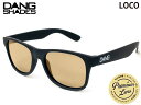 国内正規品 DANG SHADES サングラス ロコ LOCO BLACK SOFT x LIGHT AMBER PREMIUM LENS (Polarized / Ultime Anti-Fog / Bluelight Cut) 偏光レンズ ダンシェイディーズ プレミアムレンズ 半永久的曇り止め 日本製レンズ ハードコート付き