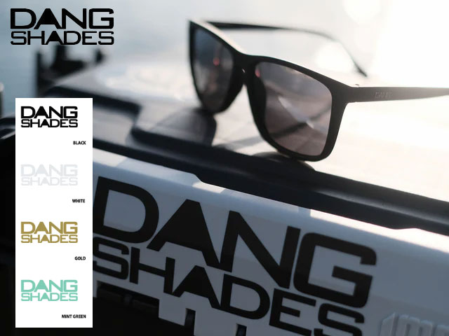 国内正規品 DANG SHADES ACCESSORIES 型抜き Sticker ステッカー サングラス アクセサリ 120mm x 45mm BLACK WHITE GOLD MINT GREEN ブラック ホワイト ゴールド ミントグリーン ダンシェイディーズ サングラス トイサングラス vidgst0011