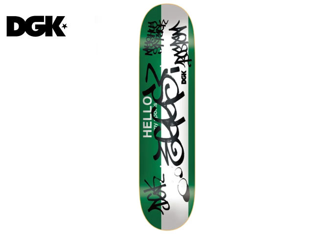 国内正規品 DGK SKATEBOARDS ディージーケー スケートボード MY SPOT IS EGGS TEAM スケボー デッキ スケートボード Skateboard