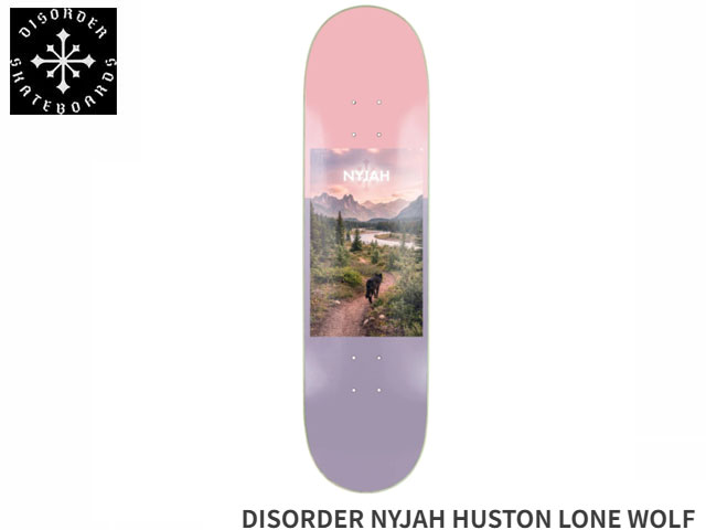 樂天商城 - 国内正規品 DISORDER ディスオーダー DISORDER NYJAH HUSTON LONE WOLF メキシコBBSプレス ナイジャ・ヒューストン デッキ スケボー スケートボード Skateboard