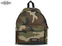 イーストパック リュック 国内正規品 EASTPAK イーストパック PADDED PAKR パデッドパッカー 24L CAMO カモ 迷彩 リュック リュックサック デイパック バックパック ポリエステル メンズ レディース 男女兼用 ジュニア 学生 普段使い 通勤 通学 タウン デイリー A4