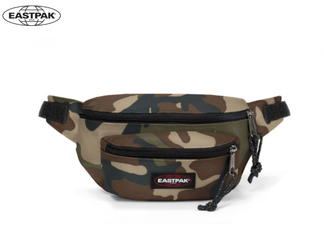 【国内正規品】 EASTPAK イーストパック DOGGY BAG ドギーバッグ CAMO カモ 迷彩 ウエストバック リュック リュックサック デイパック バックパック ポリエステル メンズ レディース 男女兼用 ジュニア 学生 普段使い 通勤 通学 タウン デイリー A4