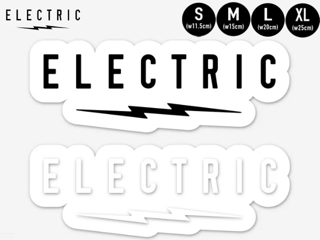 国内正規品 エレクトリック ELECTRIC UNDERVOLT CLEAR STICKER アンダーボルト ステッカーアクセサリ ..