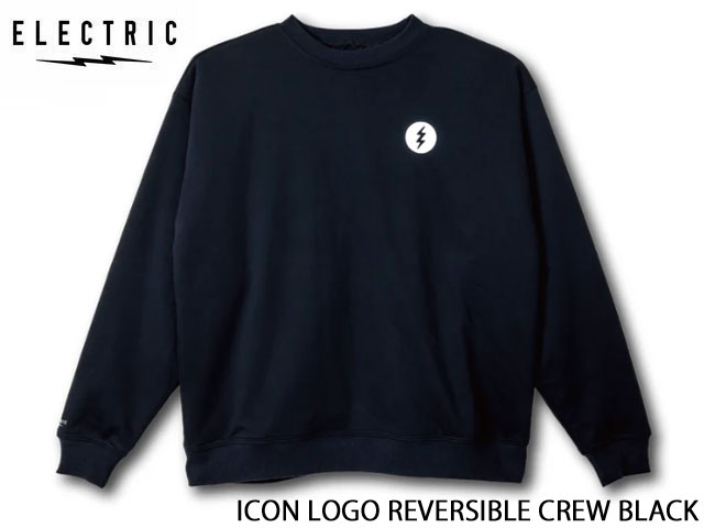 樂天商城 - エレクトリック ELECTRIC ICON LOGO REVERSIBLE CREW BLACK ブラック 黒 アイコンロゴ リバーシブル クルーネック カットソー ゴルフ GOLF 釣り フィッシング fishing メンズ レディース ユニセックス