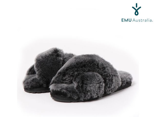 国内正規品 emu australia レディース メイベリー フロスト サンダル BLACK ブラック Women's Mayberry Frost エミューオーストラリア シープスキンブーツ 日本限定