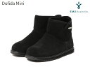 国内正規品 emu australia ブーツ Dofida Mini 防水ショートブーツ BLACK ブラック エミュー オーストラリア シープスキンブーツ 防水 梅雨 雪 レインブーツ レディース Paterson Classic Mini パターソン クラシック