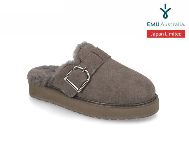 Rakuten - 国内正規品 emu australia アディソン スモーク Adison Smoke JAPAN LIMITED ジャパンリミテッド 日本限定モデル Women's shoes 吸湿 放湿 カウスエード モックシューズ サンダル シープスキン シューズ エミューオーストラリア レディース