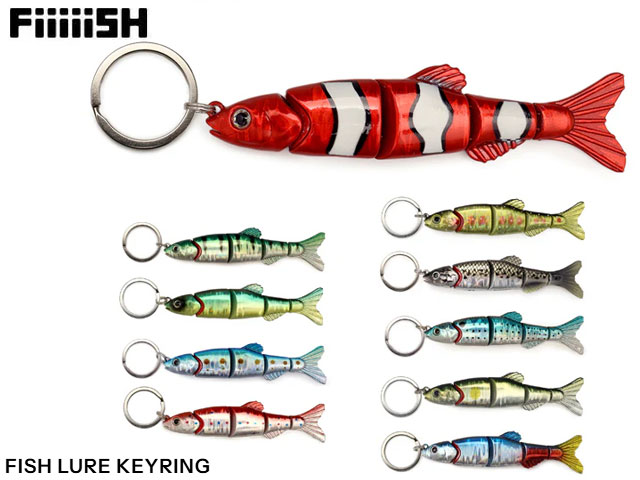 Rakuten - 国内正規品 FiiiiiSH FISH LURE KEYRING フィッシュ ルアー キーリング キーホルダー 釣り fishing フィッシング マリンスポーツ サーフィン サップ アウトドア スポーツ観戦 野外イベント フェス 旅行 レジャー
