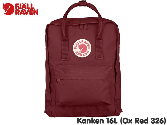 国内正規品 フェールラーベン FJALLRAVEN カンケン KANKEN 16L Ox Red 326 オックス レッド 赤 バックパック リュックサック 手提 デイバッグ アウトドア ストリート キャンプ メンズ レディース 子供 ジュニア キッズ 通学 通勤 高校生 大学生 2WAY 23510