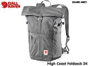 国内正規品 フェールラーベン FJALLRAVEN High Coast Foldsack 24L ハイコースト フォールドサック Shark Grey 016 シャークグレー 灰 バックパック リュックサック デイバッグ アウトドア ストリート キャンプ メンズ レディース キッズ ザック PCスリーブ 折り畳み式 23222