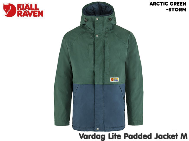 楽天sbc国内正規品 フェールラーベン FJALLRAVEN Vardag Lite Padded Jacket M Arctic Green-Storm ヴァーダグ ライト パデッド ジャケット キャンプ アウトドア 旅行 G-1000 Eco 防風 耐水 パーカー リサイクルポリエステル メンズ レディース ユニセックス アパレル