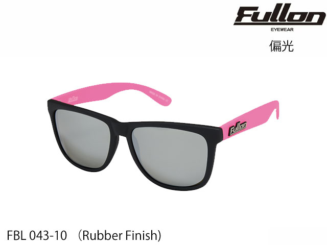 国内正規品 FULLON フローン サングラス BLUE LABEL ブルーレーベル FBL 043-10 Rubber Finish 偏光レンズ Matte Black・Neon Pink Silver Mirror 釣り フィッシング fishing ゴルフ GOLF キャンプ スキー スノー
