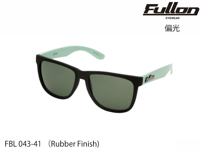 Rakuten - 国内正規品 FULLON フローン サングラス BLUE LABEL FBL 043-41 Rubber Finish 偏光レンズ Matte Black・Jade Smoke 釣り フィッシング fishing ゴルフ GOLF キャンプ スキー スノー ブルーレーベル
