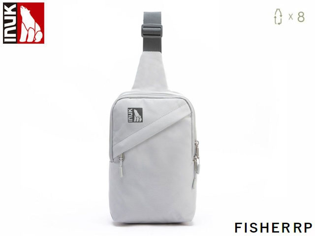 樂天商城 - 国内正規品 INUK イヌーク FISHER RP フィッシャー LP GREY グレー ボディパック バッグ PRIMARY COLLECTION アウトドア スポーツ観戦 野外イベント フェス リサイクル ペットボトル 撥水加工 IKB23504