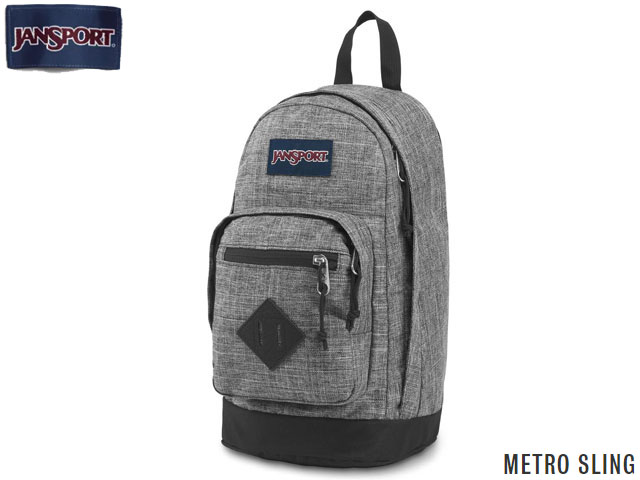 国内正規品 ジャンスポーツ JANSPORT ボディバッグ ジャンスポーツ METRO SLING HEATHERED 600D JS0A47LS5B1 メトロ スリング ヘザーグレー 灰 ショルダー バッグ ブラック リュック