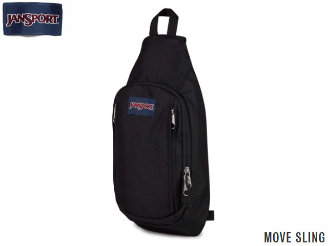 Rakuten - 国内正規品 ジャンスポーツ JANSPORT MOVE SLING BAG 6L ムーブ スリングバッグ ショルダー バッグ ブラック 黒 リュック 肩掛け 斜め掛け JS0A85VH008 ジャンスポ コンパクト バックパック メンズ レディース 通学 通勤 高校生 大学生