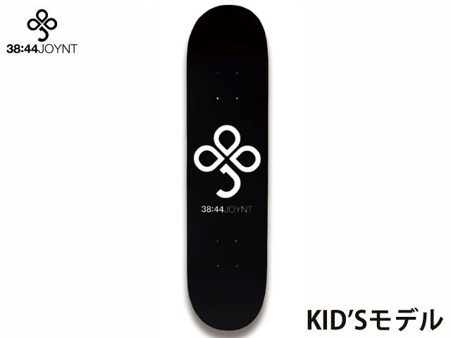 国内正規品 ジョイント 38:44 JOYNT CLOVER KID'S BLACK クローバー ブラック キッズ スケボー デッキ スケートボード Skateboard デッキ JAPAN ジャパン 三枝博貴 林秀晃 7.375×29.4
