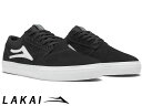 国内正規品 Lakai NEWモデル GRIFFIN BLACK/WHITE SUEDE グリフィン ブラック スエード ラカイ スケート SKATE スニーカー oslkclgrbks