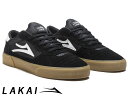 国内正規品 Lakai CAMBRIDGE BLACK/GUM SUEDE ケンブリッジ ブラック/ガム スエード ラカイ スケート SKATE スニーカー