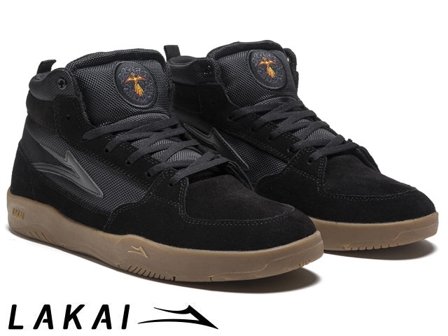 国内正規品 Lakai LAKAI TRUDGER BLACK/GUM SUEDE トゥラッジャー ブラック/ガム スエード ラカイ スケート SKATE スニーカー