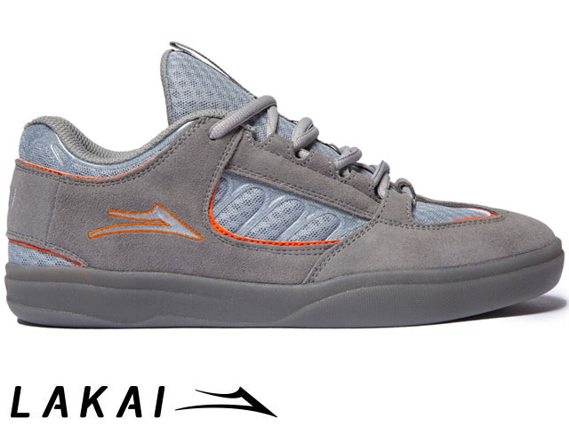 国内正規品 Lakai CARROLL GREY/ORANGE SUEDE キャロル XLKカップソール マイク・キャロル 1stシグネチャーシューズ ラカイ スケート SKATE スニーカー