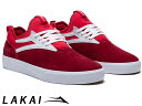 国内正規品 Lakai DOVER RED SUEDE ドーバー レッド スエード ラカイ スケート SKATE スニーカー CO-BOUND DELUXLITEインソール PARAMOUNTアウトソール