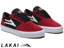 国内正規品 Lakai MANCHESTER RED/BLACK SUEDE マンチェスター レッド/ブラック スエード ラカイ スケート SKATE スニーカー XLKカップソール DELUXLITEインソール