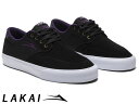 国内正規品 Lakai RILEY 3 BLACK/PURPLE SUEDE ライリーホーク 3 ブラック/パープル スエード ラカイ スケート SKATE スニーカー CO-BOUND DELUXLITEインソール PARAMOUNTアウトソール