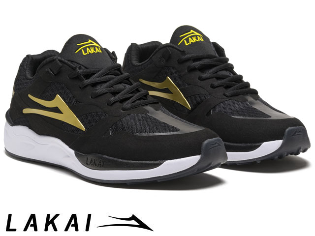 国内正規品 Lakai EVO 2.0 BLACK/GOLD SUEDE エヴォ ブラック/ゴールド スエード ラカイ スケート SKATE スニーカー