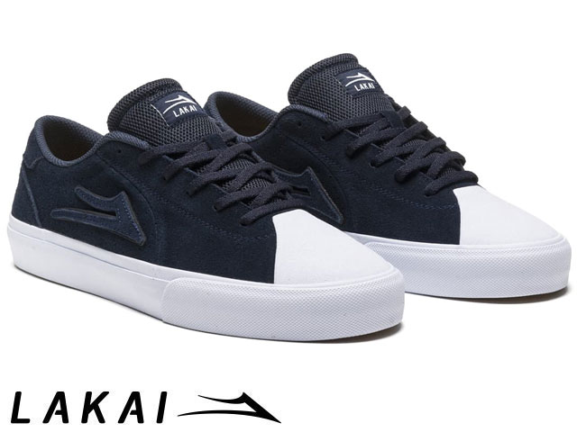 国内正規品 Lakai FLACO II NAVY SUEDE フラコ 2 ネイビー スエード ラカイ スケート SKATE スニーカー CO-BOUND DELUXLITEインソール PARAMOUNTアウトソール