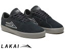 国内正規品 Lakai NEWモデル CARDIFF CHARCOAL SUEDE カーディフ チャコール スエード ラカイ スケート SKATE スニーカー DELUXLITEインソール PARAMOUNTアウトソール