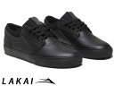 国内正規品 Lakai GRIFFIN BLACK/BLACK LEATHER グリフィン ブラック/ブラック レザー ラカイ スケート SKATE スニーカー