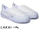 国内正規品 Lakai OWEN SLIPPER WHITE NYLON オーウェン スリッパ スリッポン ホワイト ナイロン 白 ラカイ スケート SKATE スニーカー VLKハイブリッドソール