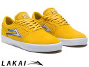 国内正規品 Lakai NEWモデル CARDIFF GOLD/BLUE SUEDE カーディフ ゴールド/ブルー スエード ラカイ スケート SKATE スニーカー DELUXLITEインソール PARAMOUNTアウトソール