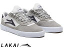 国内正規品 Lakai NEWモデル CAMBRIDGE GREY/WHITE SUEDE ケンブリッジ グレー/ホワイト スエード ラカイ スケート SKATE スニーカー DELUXLITEインソール PARAMOUNTアウトソール