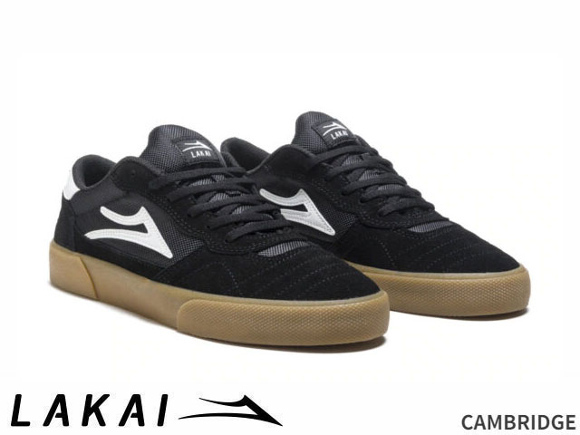Lakai - 国内正規品 Lakai CAMBRIDGE EVERGREEN BLACK/GUM SUEDE ケンブリッジ エバーグリーン ブラック/ガム スエード ラカイ スケート SKATE スニーカー