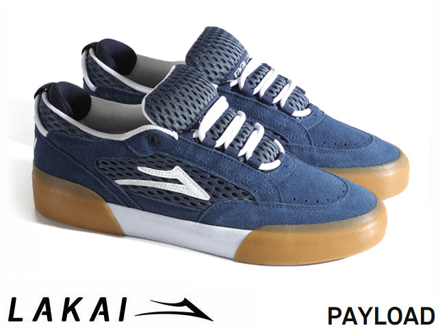 国内正規品 Lakai PAYLOAD NAVY SUEDE WHITE GUM ペイロード ネイビー スエード ホワイト ガム ラカイ スケート SKATE スニーカー